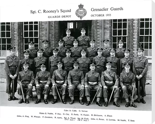 sgt c rooneys squad october 1955 collis
