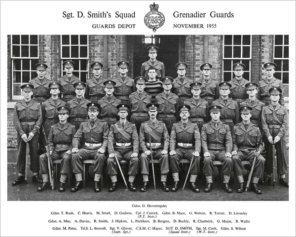 sgt d smiths squad november 1955 hemmingsley