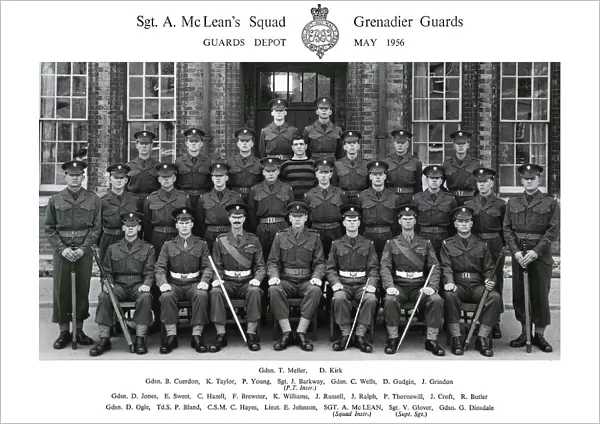 sgt a mcleans squad may 1956 meller kirk
