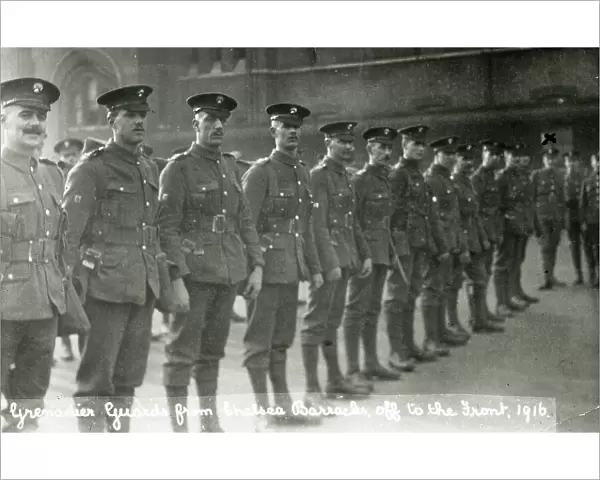 chelsea barracks departing for the front 1916