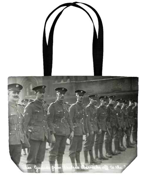 chelsea barracks departing for the front 1916