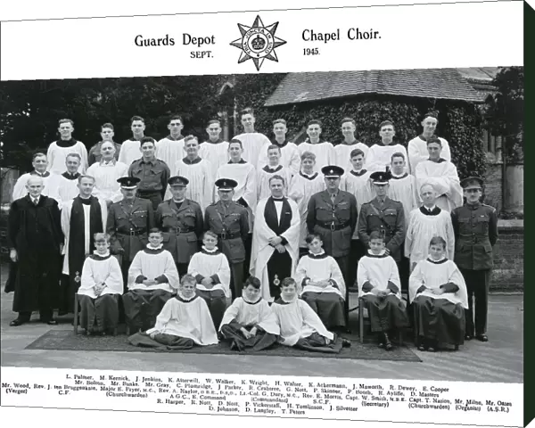 guards depot chapel choir september 1945 palmer