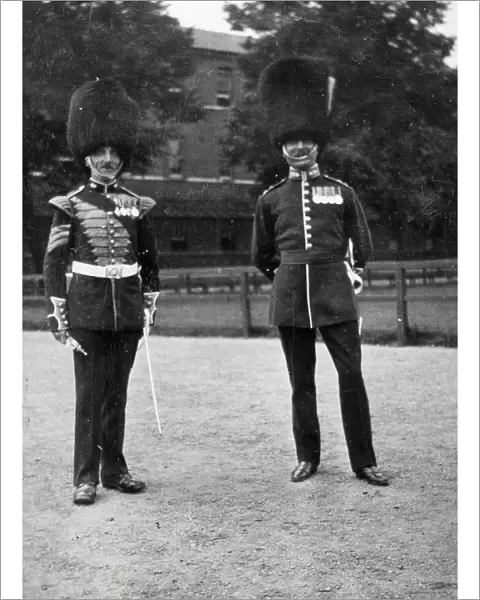 Sgt Harker, Lt George Miller, Windsor 1926