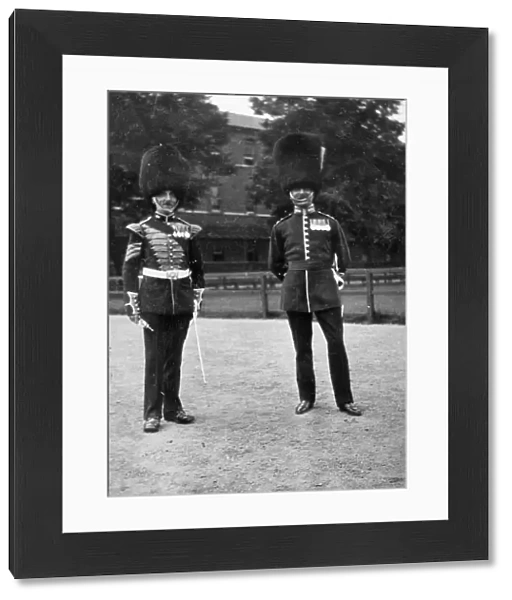 Sgt Harker, Lt George Miller, Windsor 1926