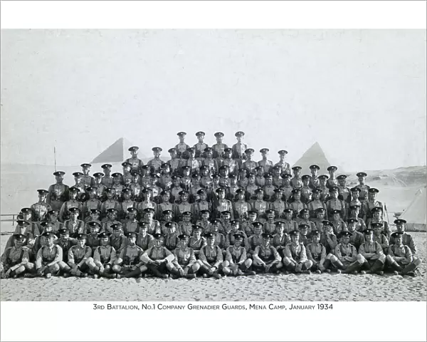 3rd battalion no. 1 company grenadier guards mena camp