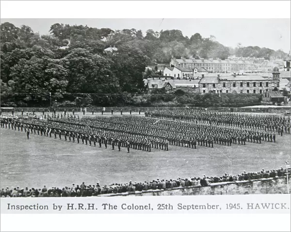 3 bn inspection hrh colonel hawick 25 september 1945