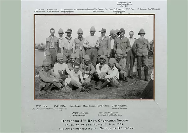 Officers 3rd Battalion at Witte Putts 22nd November, 1899