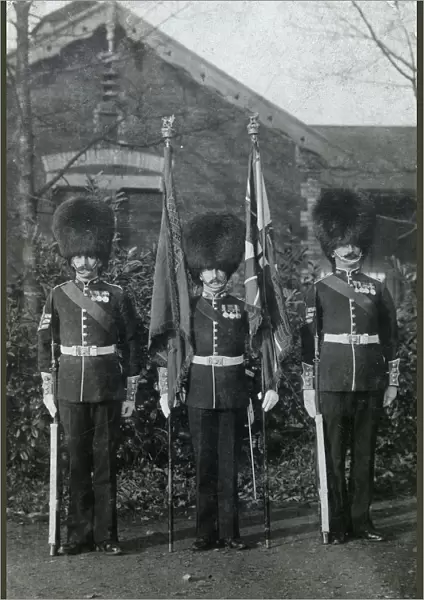 Colour Party 1st Battalion, Aldershot 1903