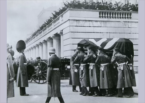 funeral german ambassador 1936 nazi flag