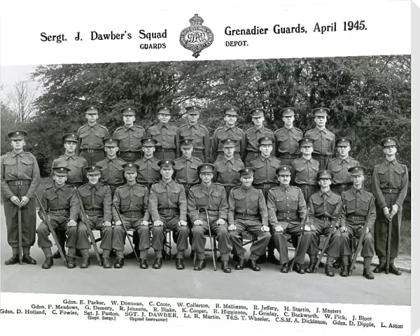sgt j dawbers squad april 1945 parker