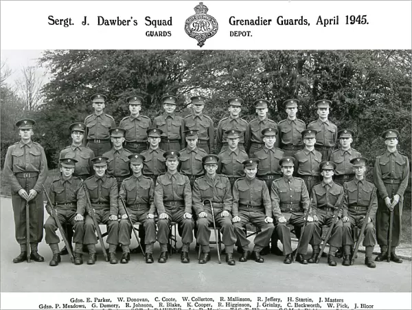 sgt j dawbers squad april 1945 parker