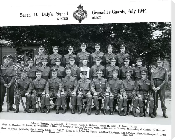 sgt r dalys squad july 1944 burford cranfield