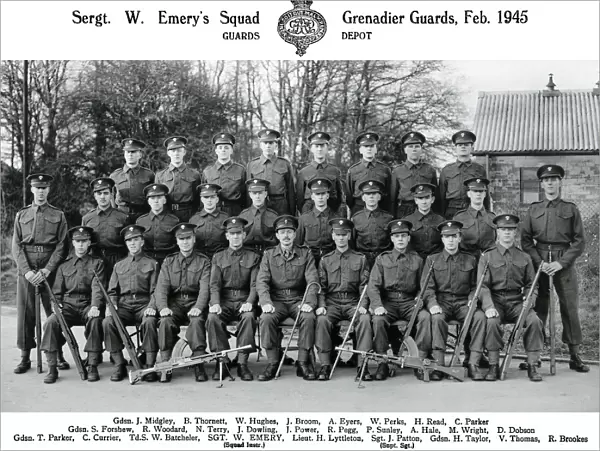 sgt w emerys squad february 1945 midgley