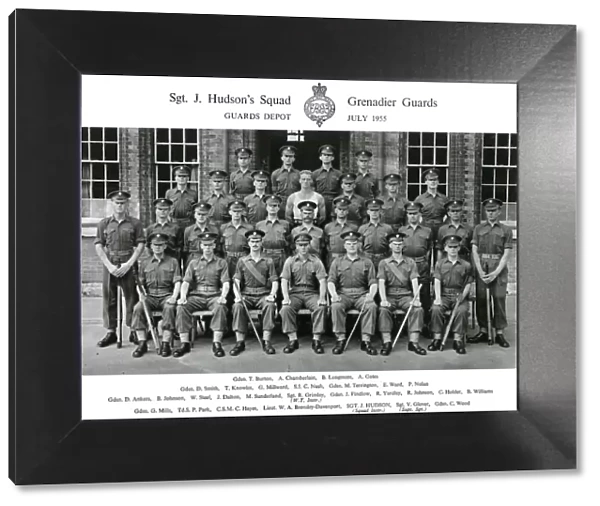 sgt hudsons squad july 1955 burton chamerlain
