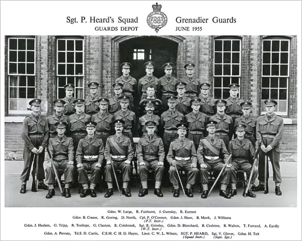 sgt p heards squad june 1955 large fairhurst