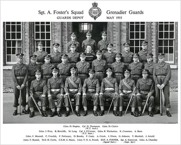 sgt a fosters squad may 1955 hughes thompson