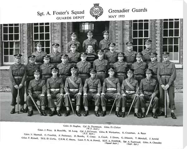 sgt a fosters squad may 1955 hughes thompson