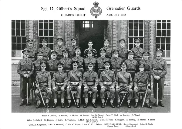 sgt d gilberts squad august 1955 collard