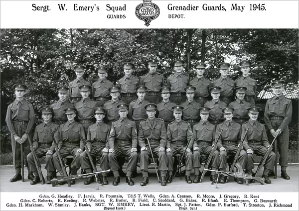 sgt w emerys squad may 1945 headley jarvis