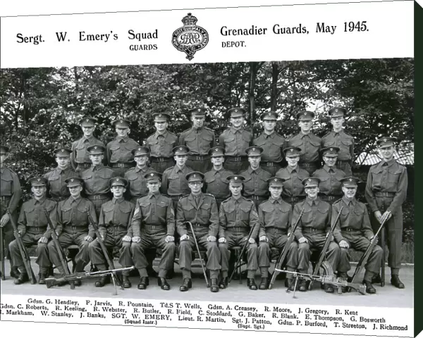 sgt w emerys squad may 1945 headley jarvis