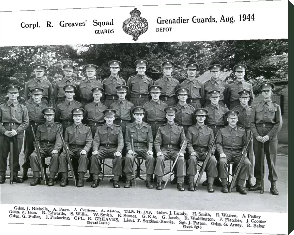 cpl r greaves squad august 1944 nicholls