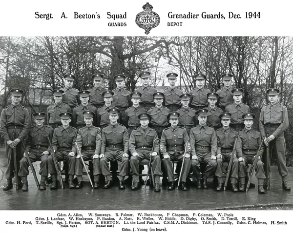 sgt a beetons squad december 1944 allen