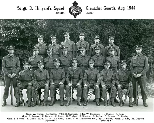 sgt d hillyards squad august 1944 dutton