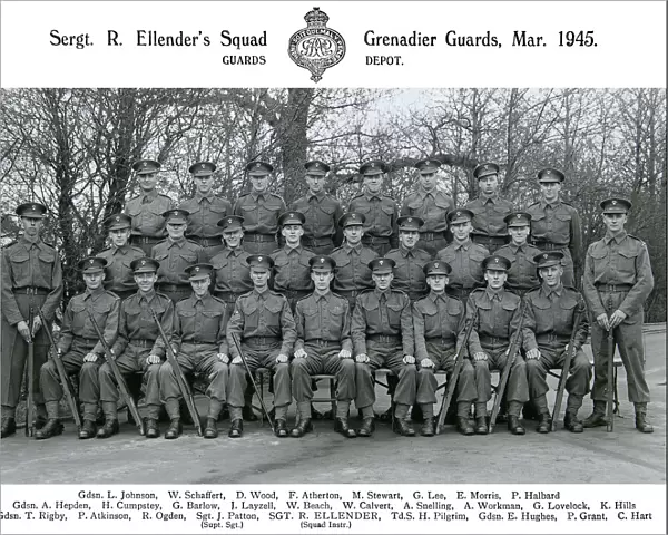 sgt r ellenders squad march 1945 johnson