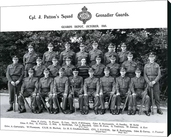 cpl j pattons squad october 1941 carlin