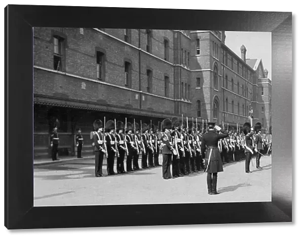 Guard Mounting, from Chelsea Barracks pre WW1
