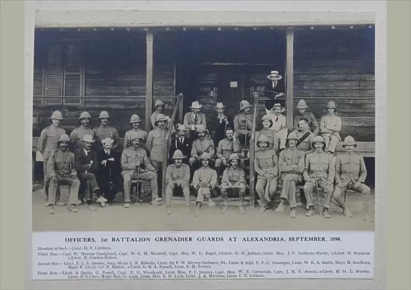 1 Bn officers Alexandria 1898