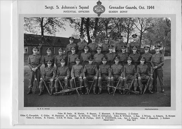 Sgt Johnson PO squad Gds Depot Oct 1944