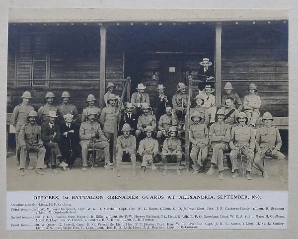 1 Bn officers Alexandria 1898
