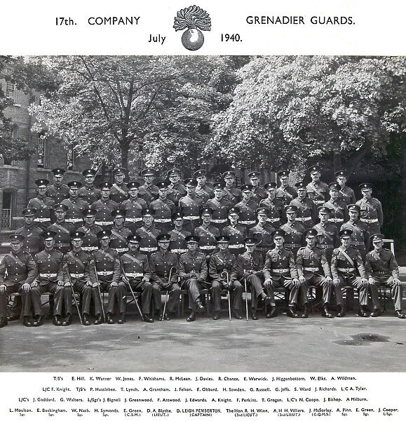 17th company july 1940 hill warner jones whithams