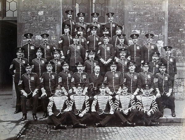 1909 3rd battalion survivors of the battle of belmont (south africa 23 nov 1899)
