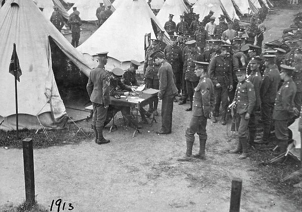 1913 camp. 1913, camp, Album 122, Grenadiers3203