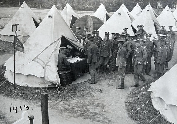 1913 camp. 1913, camp, Album 122, Grenadiers3204