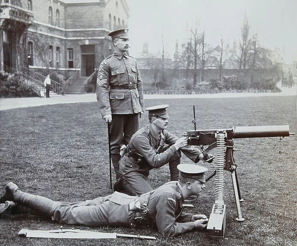 1st Battalion Machine Gun Instruction 1907-08 Grenadiers1206