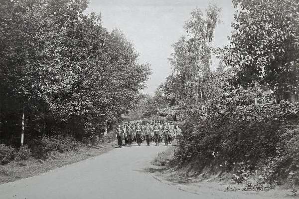 1st Battalion route march mid 1890 s