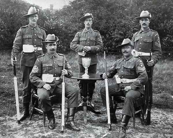 1st Battalion Shooting Team, Aldershot 1903. Box4 Grenadiers4881