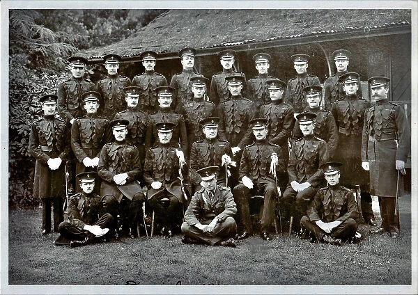 2nd Battalion Officers, Pirbright Camp 1913
