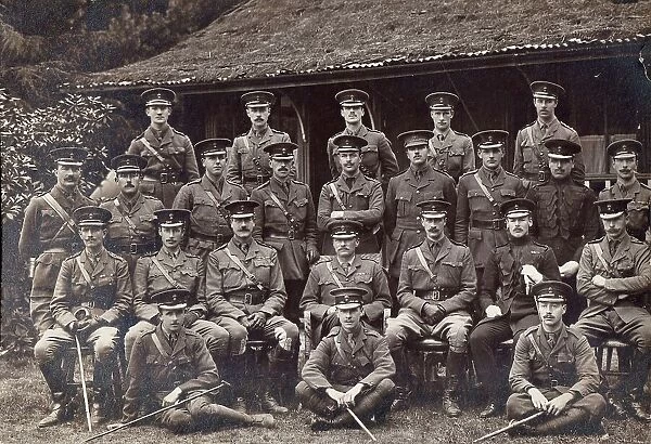 2nd Battalion Officers, Pirbright Camp, 1914