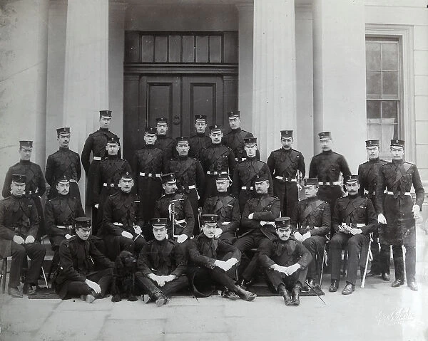 2nd battalion officers starting for war march 1900