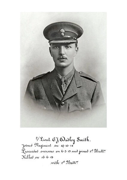3669 2nd Lt C J Dudley Smith
