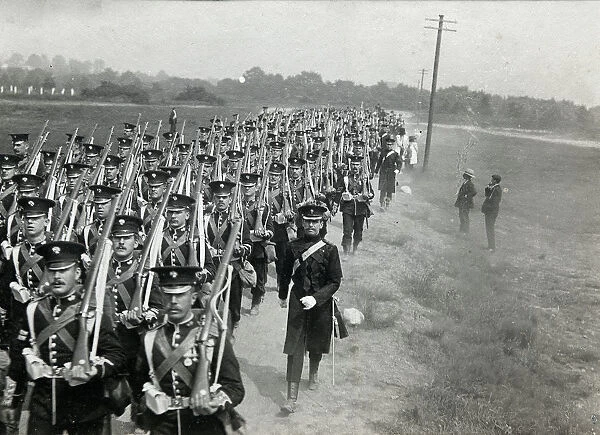 3rd battalion marching brookwood to pirbright