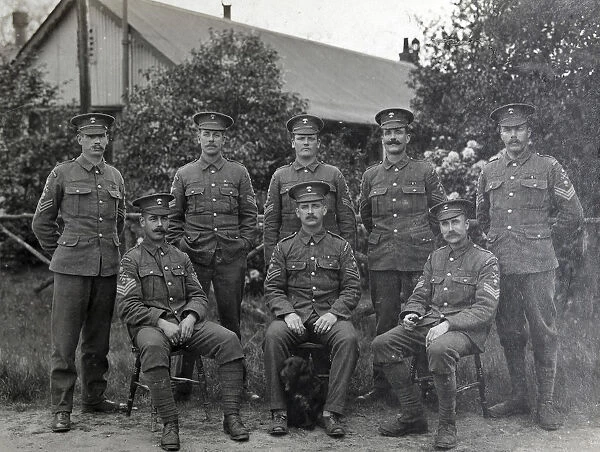 3rd Battalion Pay Sergeants, 1910. Album 29, Grenadiers1160