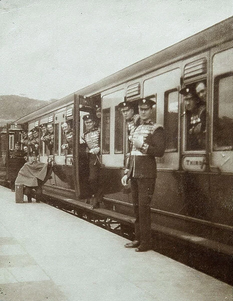bangor station 1922. bangor station, 1922, Box 3, Grenadiers4664