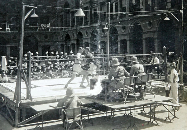 battalion boxing barrack square 1931