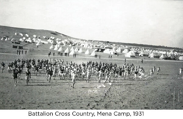 battalion cross country mena camp 1931