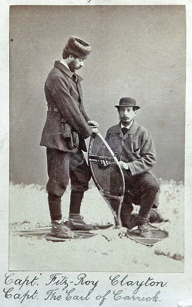 Captains Fitz-Roy and Earl of Carrick,1862. Album3-0a,Grenadiers1254b
